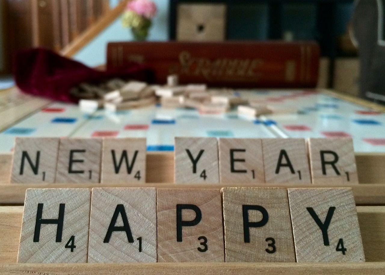 Bonne année lettrage!