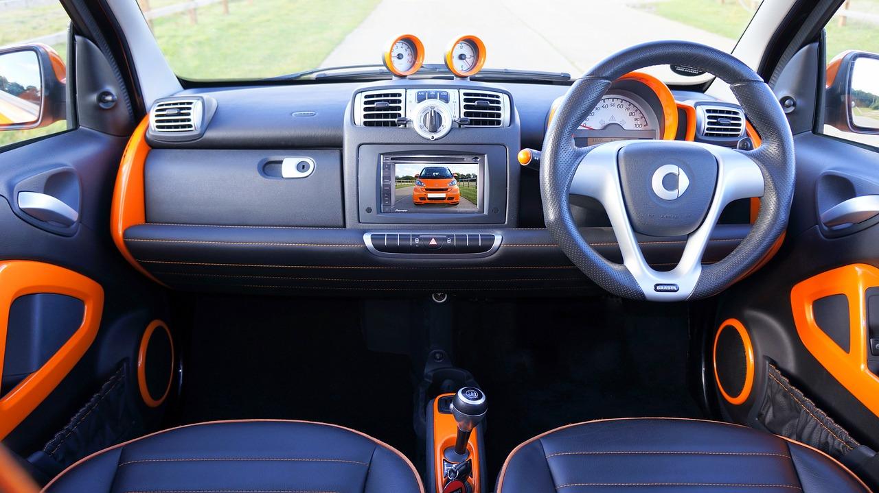 Voiture intelligente sur une boîte mécanique