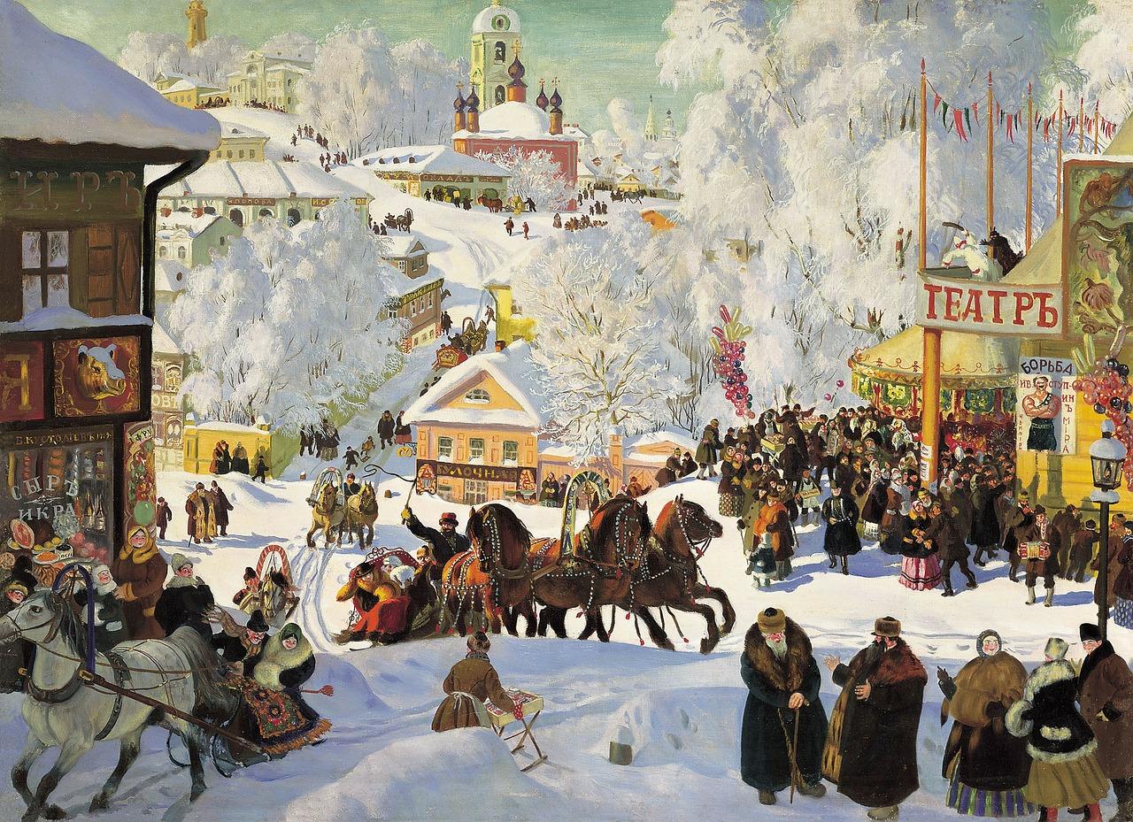 Festivités d'hiver sur le mardi gras