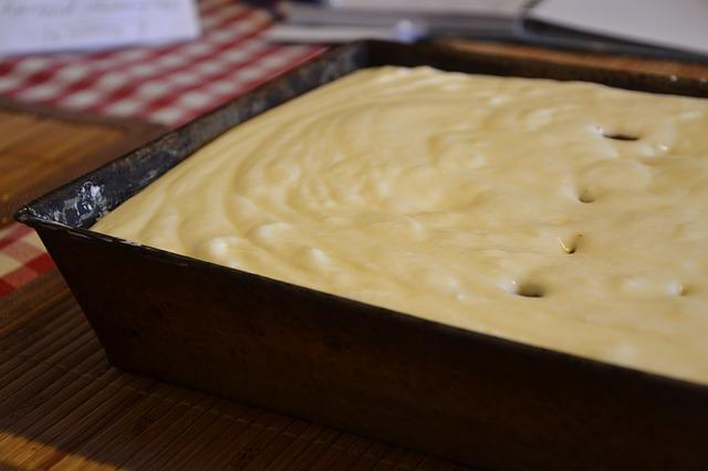 Backen-Käsekuchen-Bilden