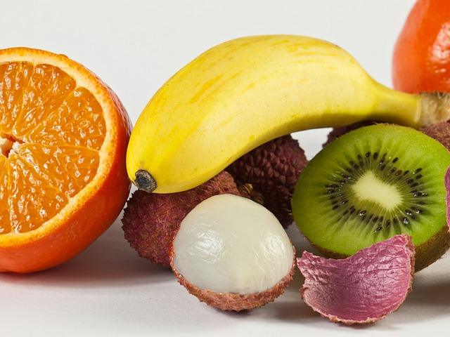 Collage de fruits pour le nouvel an Collage de fruits pour le nouvel an